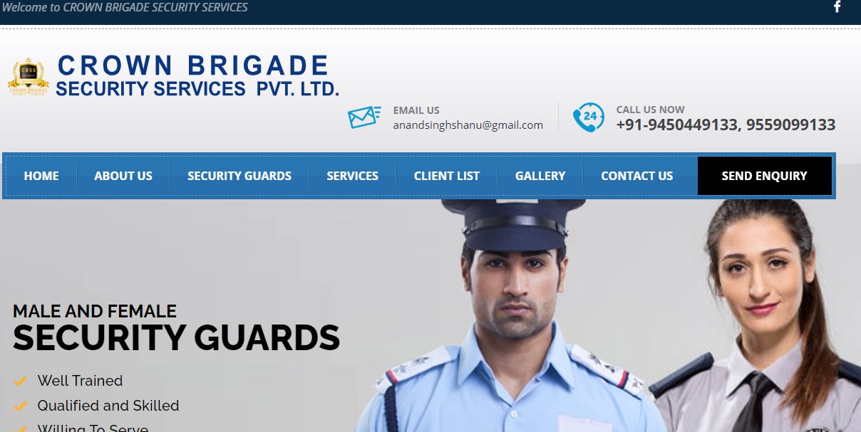 crown brigade security jabalpur