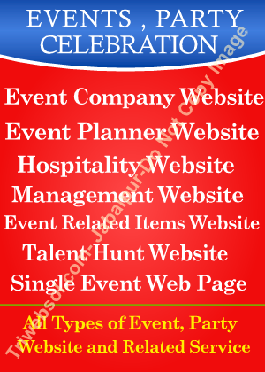 Event Party Website Development Company in Jabalpur