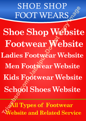 Footwear shop website development company in jabalpur